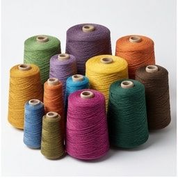 Contrast intarsia yarn set swatch