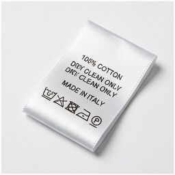 Care/content label swatch