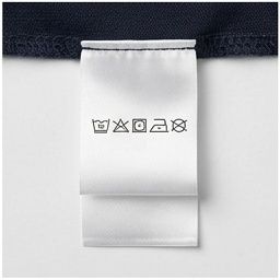 Care and content label swatch