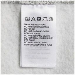 Care/content label swatch