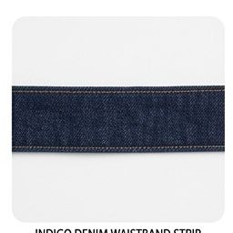 Waistband self fabric swatch