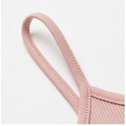 Self fabric strap panels swatch