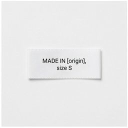 Size label swatch