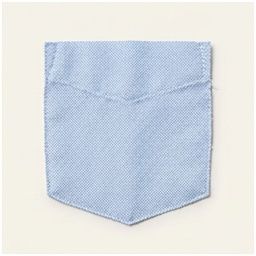 Chest pocket piece swatch