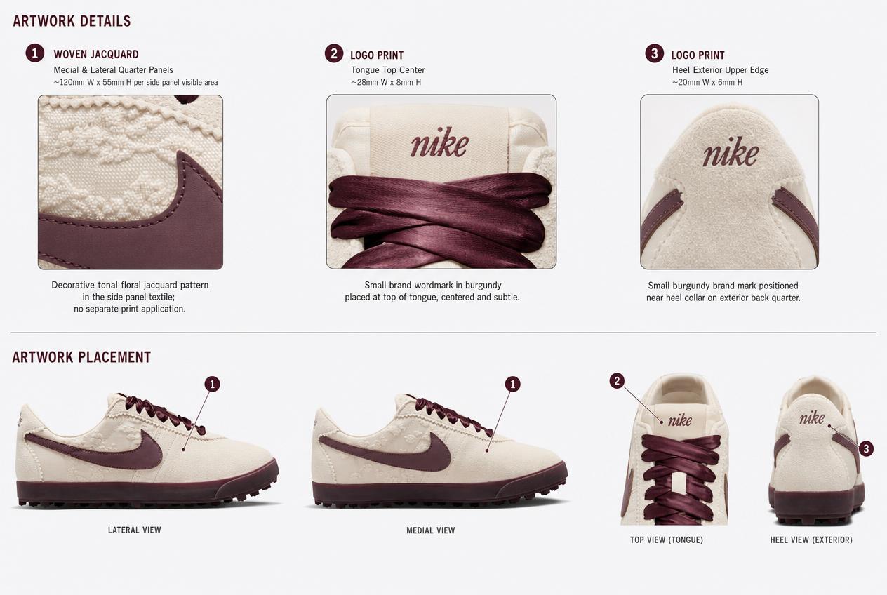 Women's Canvas Turf Sneaker: Artwork placement