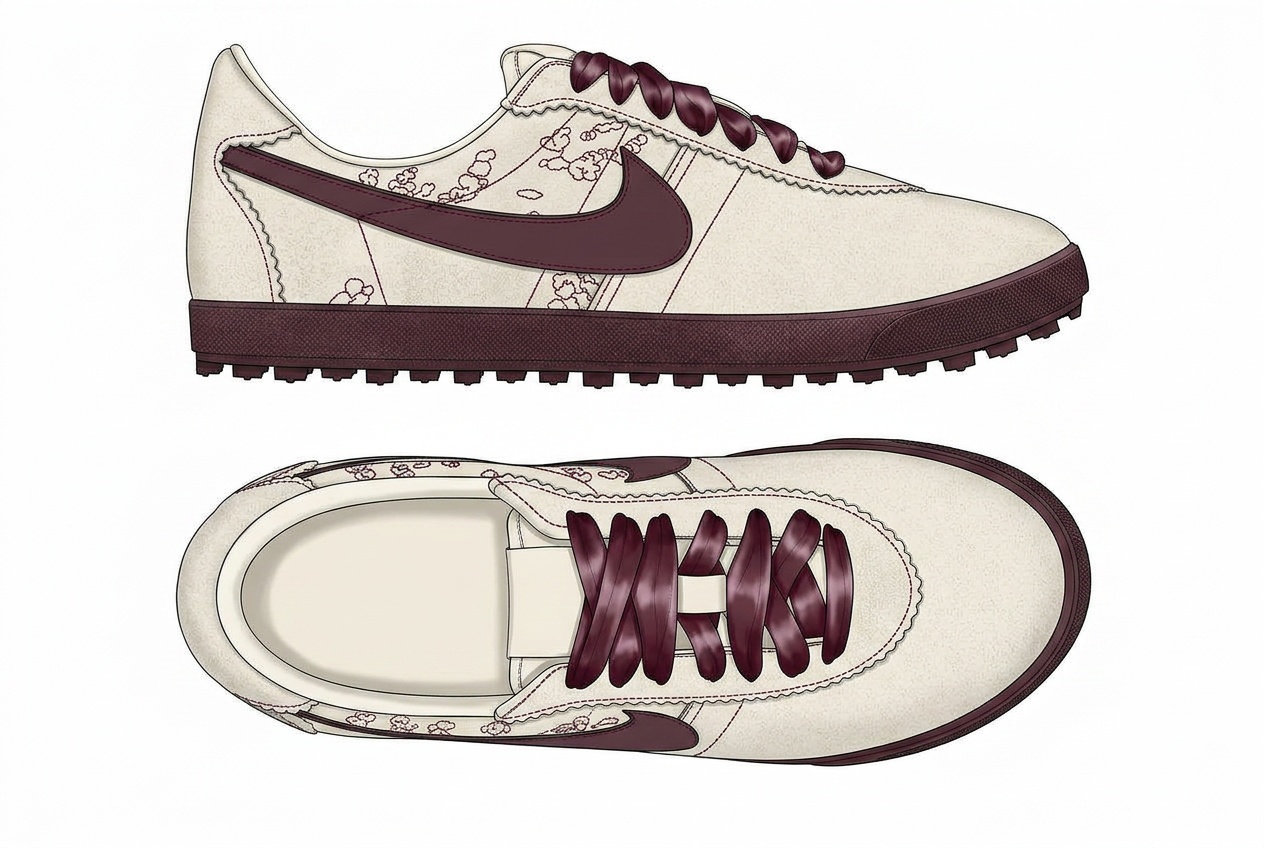 Women's Canvas Turf Sneaker: Coloured mock-up in the sampled colourway
