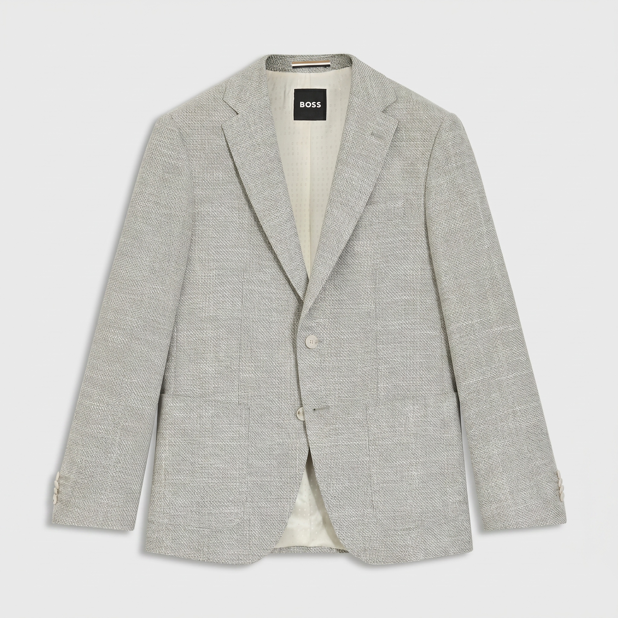 Textured Two-Button Tailored Blazer, the product the tech pack was generated from